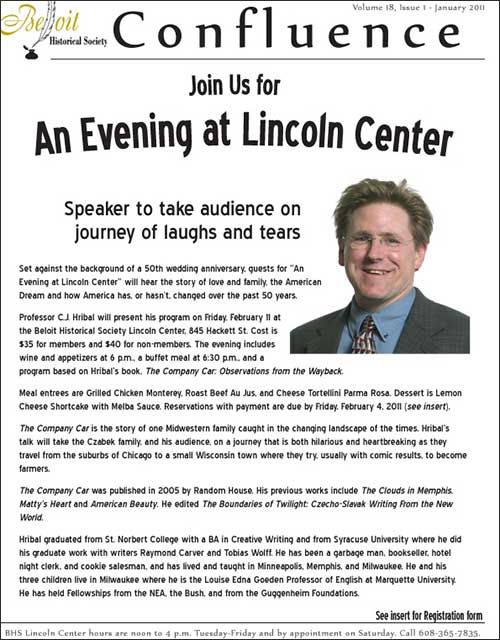 Vol. 18, Issue 1 Confluence (Jan 2011)