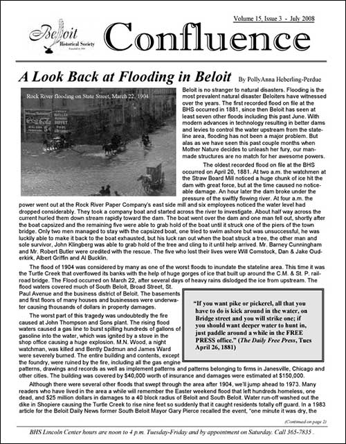 Vol. 15, Issue 3 Confluence (Jul 2008)