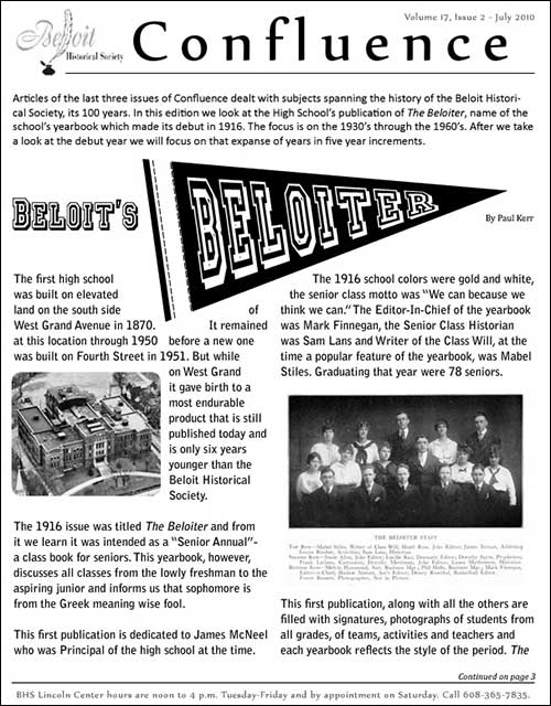Vol. 17, Issue 2 Confluence (Jul 2010)