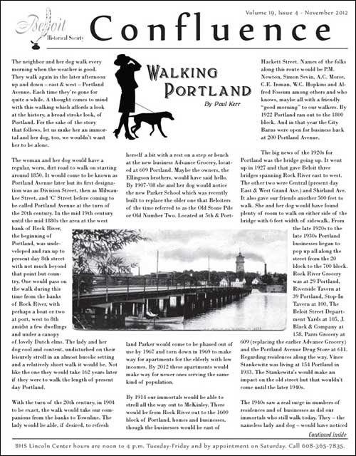 Vol. 19, Issue 4 Confluence (Nov 2012)