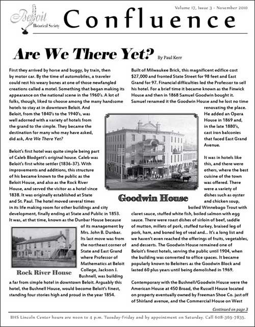 Vol. 17, Issue 3 Confluence (Nov 2010)