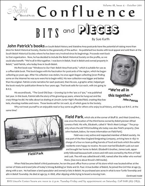 Vol. 18, Issue 4 Confluence (Oct 2011)