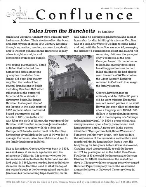 Vol. 21, Issue 3 Confluence (Oct 2014)
