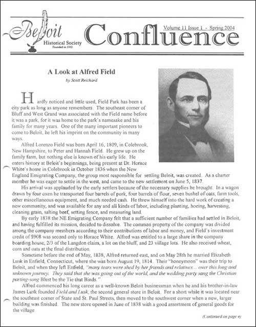 Vol. 11, Issue 1 Confluence (Spring 2004)