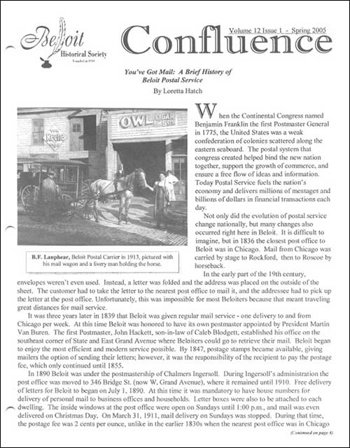 Vol. 12, Issue 1 Confluence (Spring 2005)