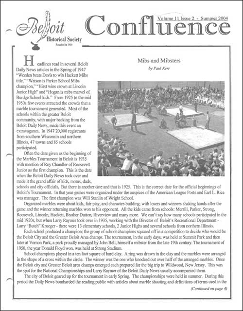 Vol. 11, Issue 2 Confluence (Summer 2004)