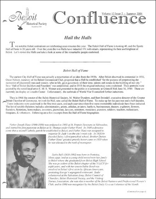 Vol. 13, Issue 2 Confluence (Summer 2006)