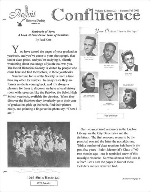 Vol. 12, Issue 2/3 Confluence (Summer/Fall 2005)
