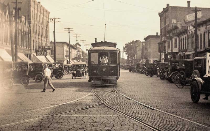 Streetcar, Downtown Beloit Wisconsin
