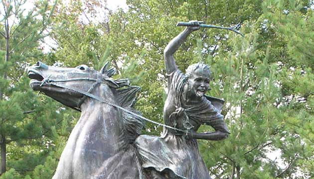 Sybil Ludington Statue